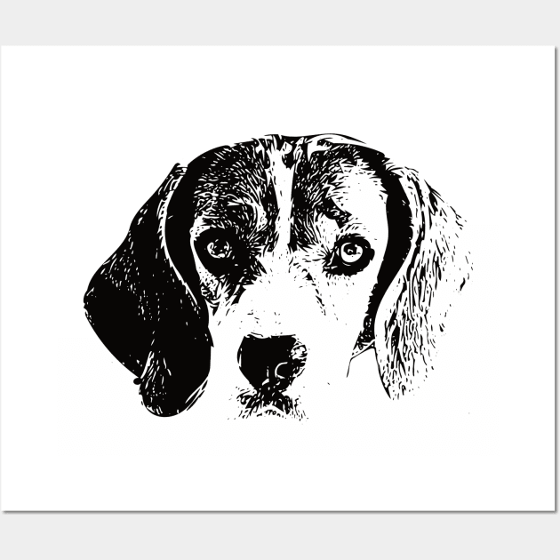 Beagle Dog Wall Art by DoggyStyles